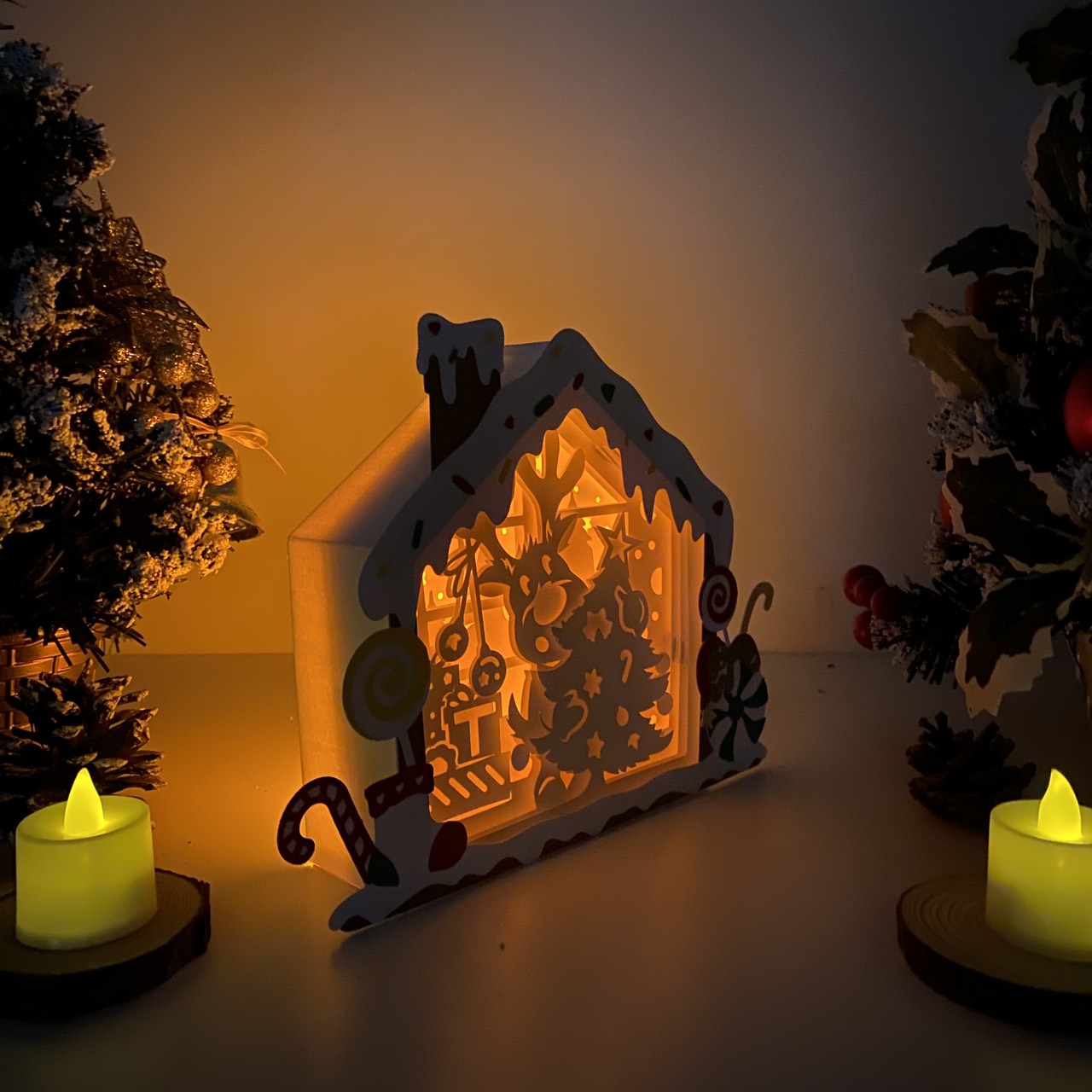 Reindeer – 3D Box SVG File for Cricut & Silhouette