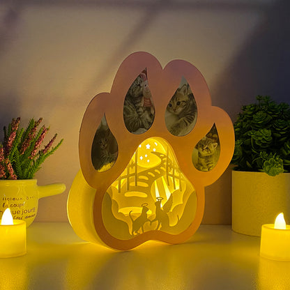 Cat Memorial 2 – 3D Box SVG File for Cricut & Silhouette