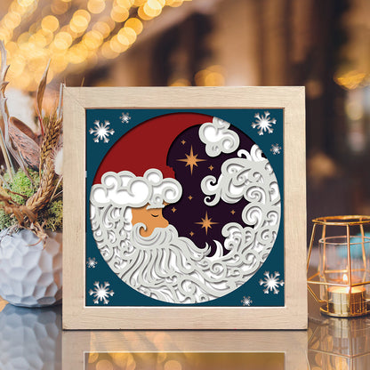 Santa Claus 11 – 3D Shadow Box SVG File for Cricut & Silhouette