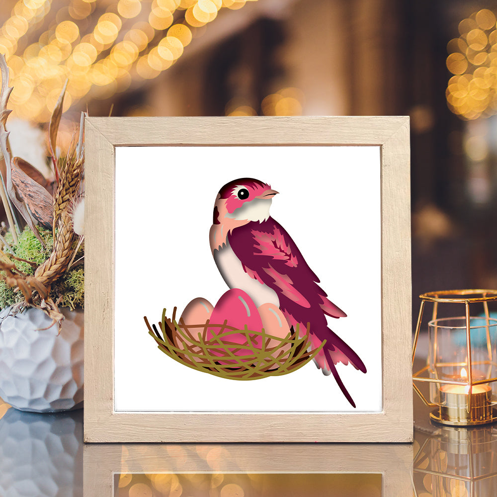 Bird 4 – 3D Shadow Box SVG File for Cricut & Silhouette
