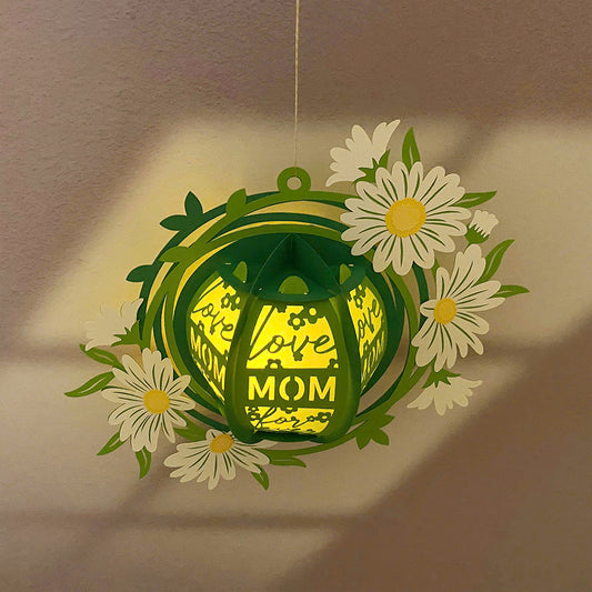 Mother's Day Love Mom - 3D Family Lantern File  - Cricut File  - VEKTOR KRAFT