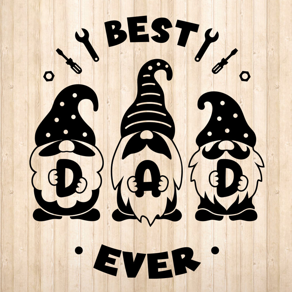 Best Dad Ever – 3D Lightbox SVG File for Cricut & Silhouette