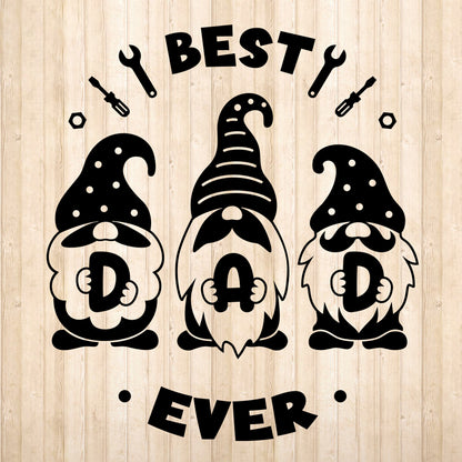 Best Dad Ever – 3D Lightbox SVG File for Cricut & Silhouette