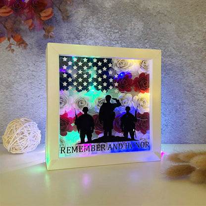 Memorial Day – 3D Shadow Box SVG File for Cricut & Silhouette