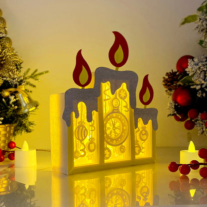 Christmas Balls – 3D Box SVG File for Cricut & Silhouette