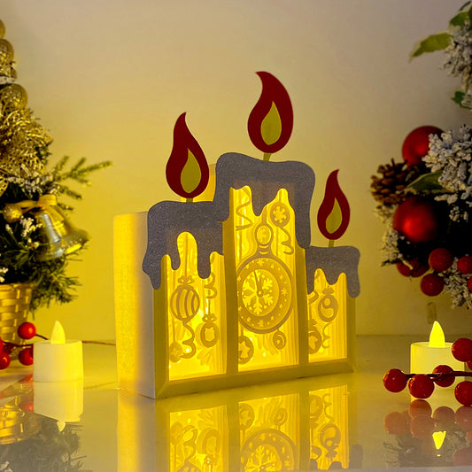 Christmas Balls – 3D Box SVG File for Cricut & Silhouette