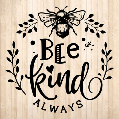 Bee Kind Always – 3D Lightbox SVG File for Cricut & Silhouette