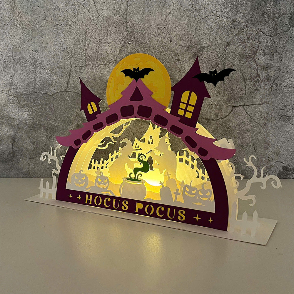 Halloween Witch – 3D Pop-Up Card SVG File for Cricut & Silhouette