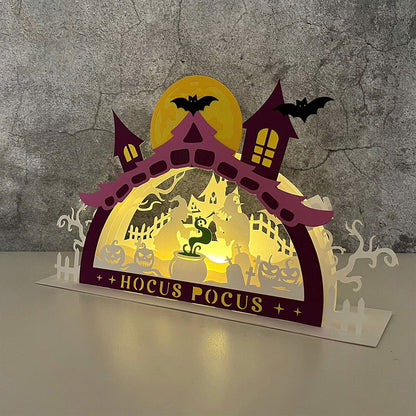 Halloween Witch – 3D Pop-Up Card SVG File for Cricut & Silhouette