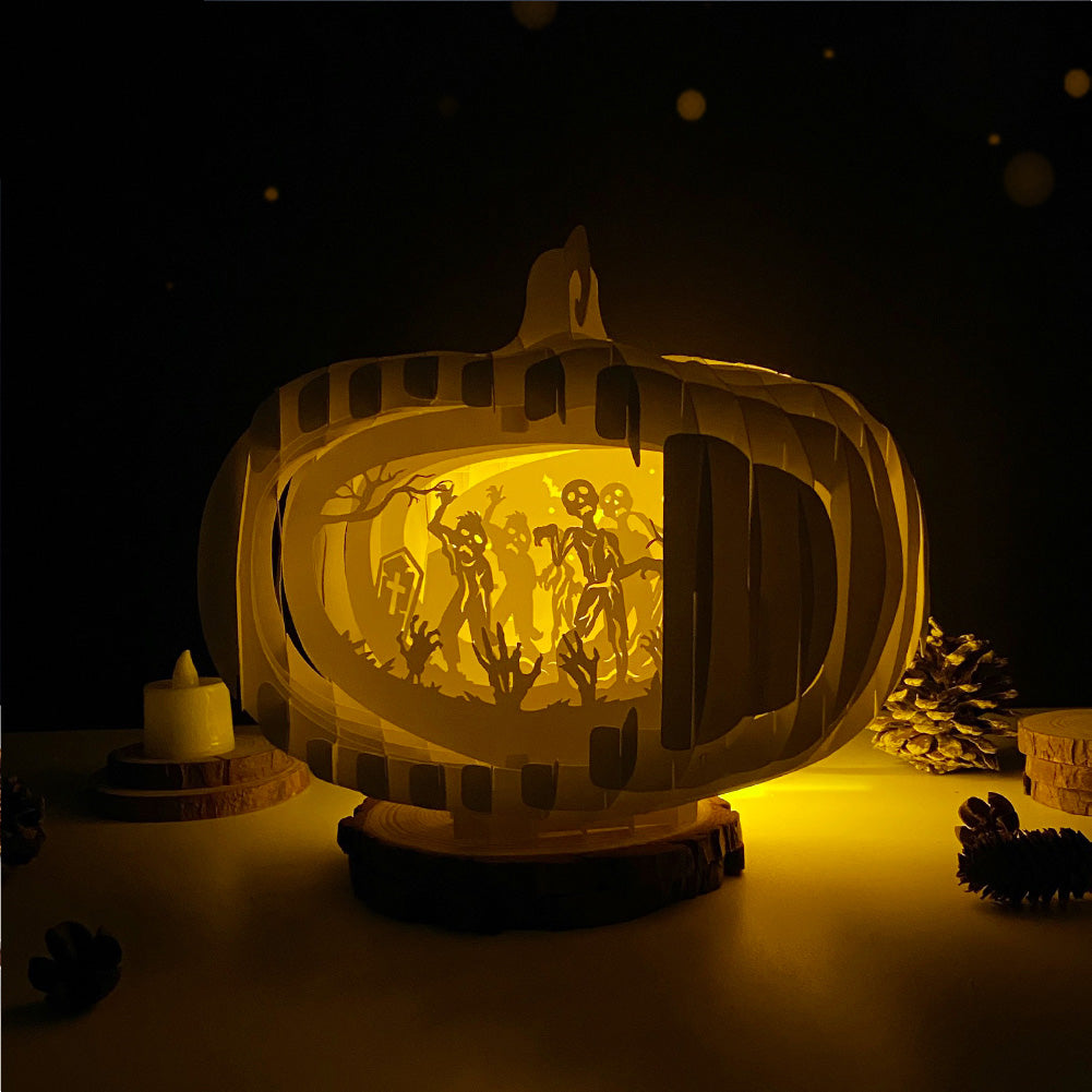 Zombie – 3D Pop-Up Card SVG File for Cricut & Silhouette