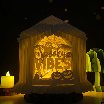Spooky – 3D Pop-Up Card SVG File for Cricut & Silhouette