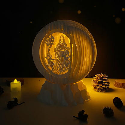 Assumption of Mary – 3D Pop-Up Card SVG File for Cricut & Silhouette