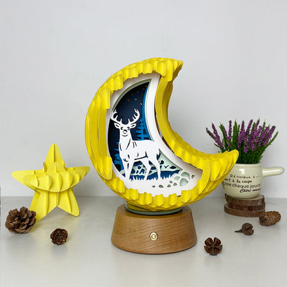 Deer – 3D Pop-Up Card SVG File for Cricut & Silhouette