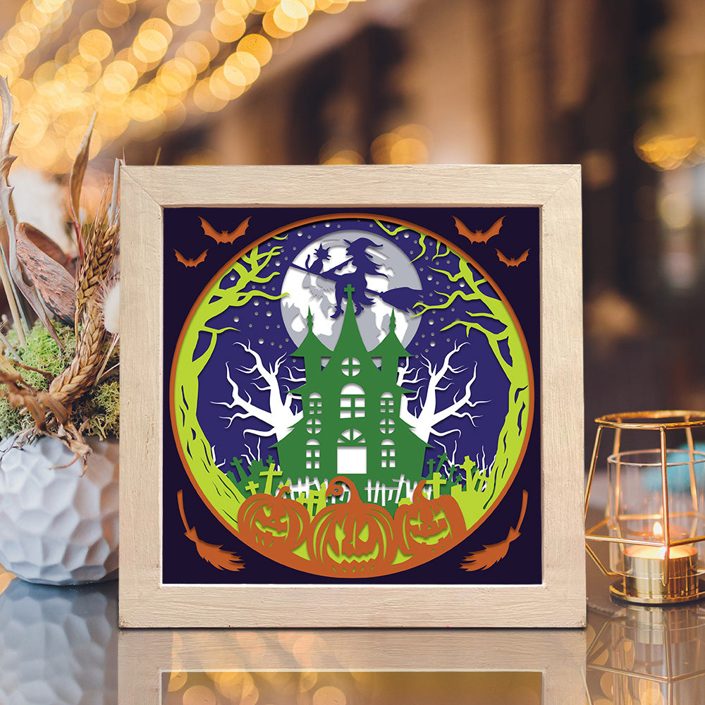 Halloween 30 – 3D Shadow Box SVG File for Cricut & Silhouette