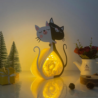 Dolphin Couple – 3D Cat Love Box File - Cricut File - VEKTOR KRAFT