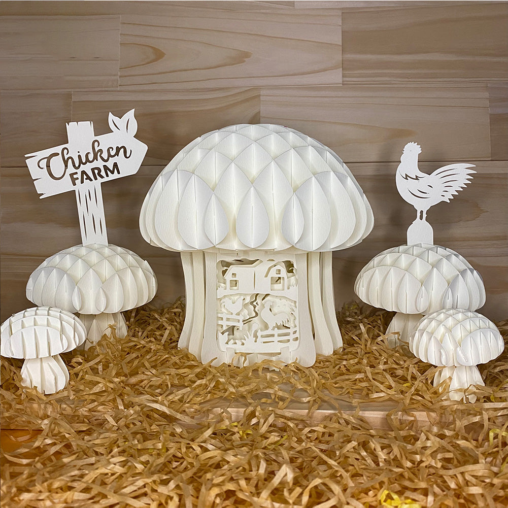Chicken – 3D Pop-Up Card SVG File for Cricut & Silhouette