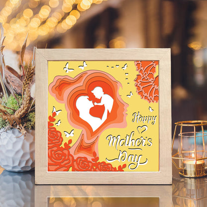 Happy Mothers Day 9 – 3D Shadow Box SVG File for Cricut & Silhouette