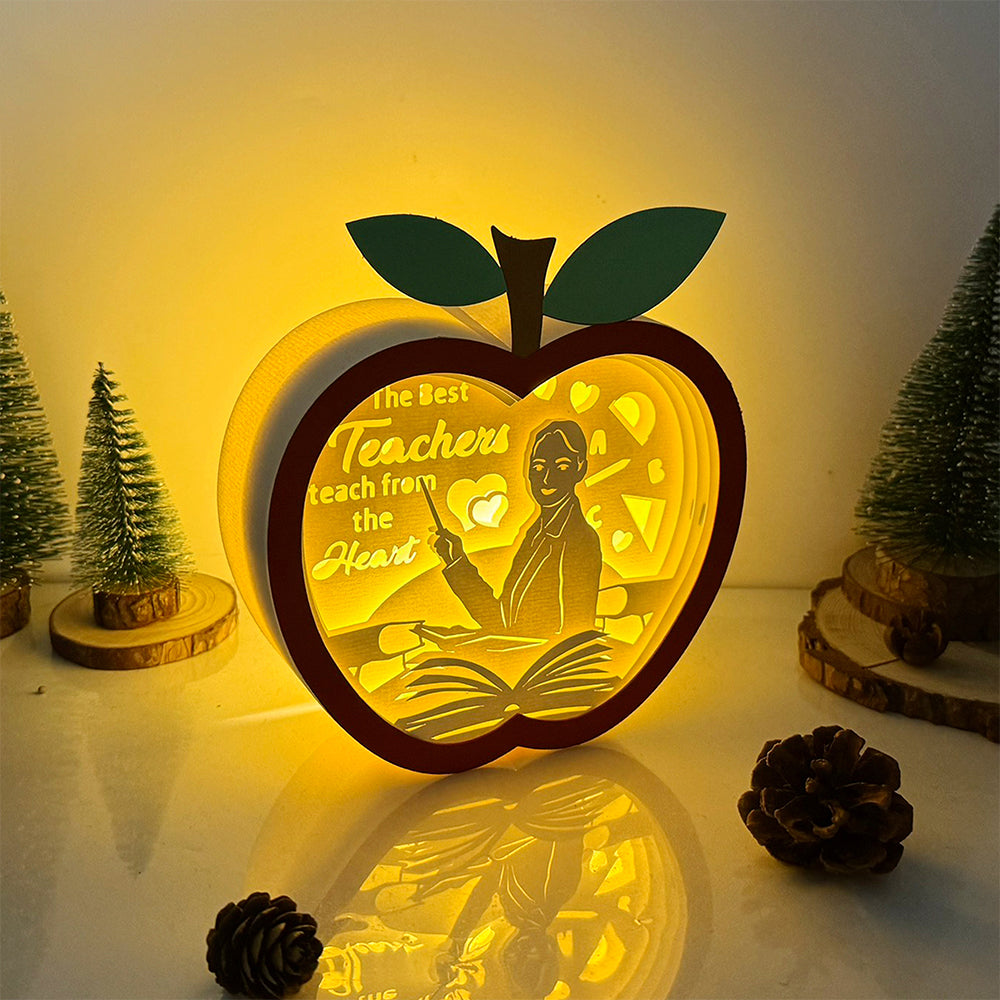 Teacher – 3D Box SVG File for Cricut & Silhouette