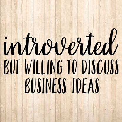 Introverted - Cricut File - VEKTOR KRAFT