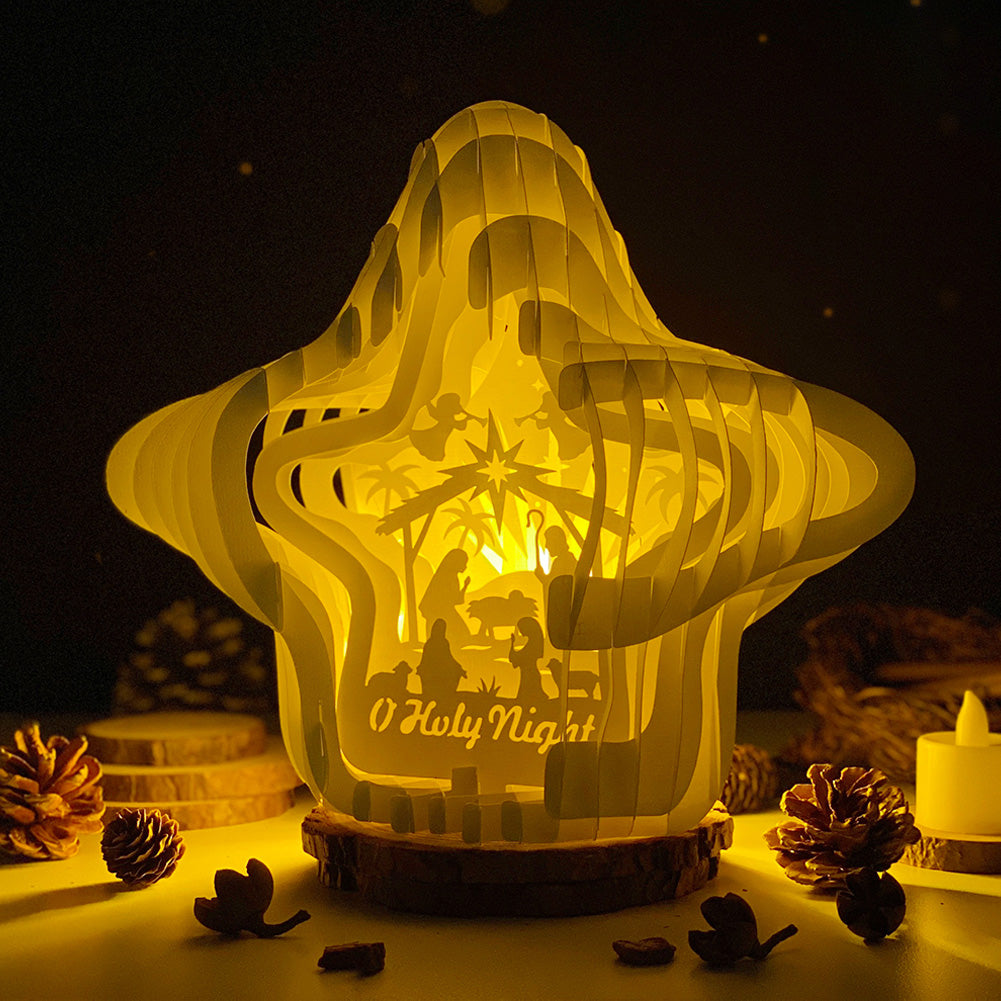 Nativity – 3D Pop-Up Card SVG File for Cricut & Silhouette
