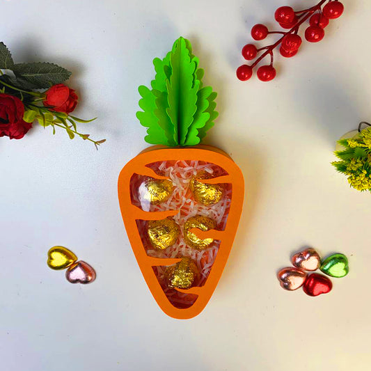 Easter – 3D Carrot Candy Box File - Cricut File - VEKTOR KRAFT