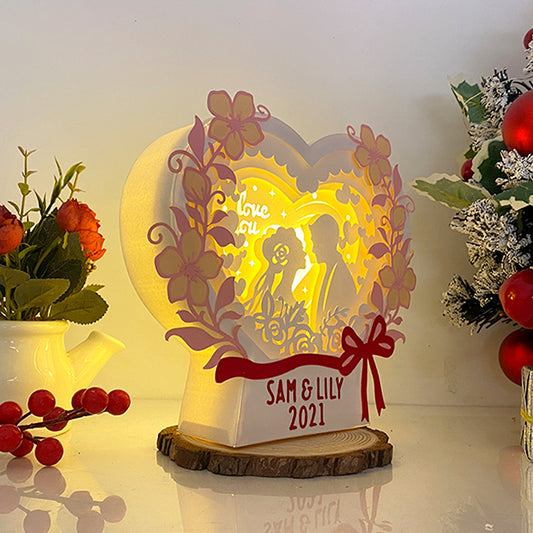 Love 5 – 3D Custom Heart Box  File - Cricut File - VEKTOR KRAFT