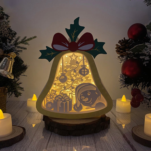 Snowman - 3D Bell Lantern File  - Cricut File  - VEKTOR KRAFT