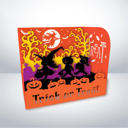 Halloween 2 – 3D Pop-Up Card SVG File for Cricut & Silhouette