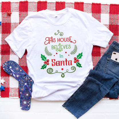 This House Believes In Santa - Cricut File - VEKTOR KRAFT