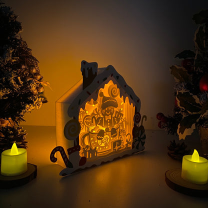 Gingerbread – 3D Box SVG File for Cricut & Silhouette