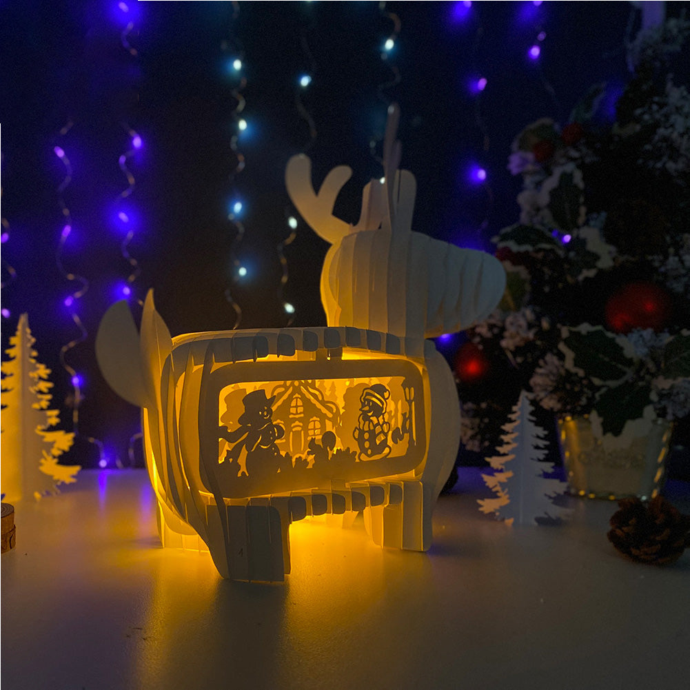 Snowman – 3D Pop-Up Card SVG File for Cricut & Silhouette