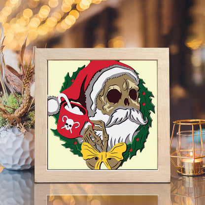 Santa Claus 7 – 3D Shadow Box SVG File for Cricut & Silhouette