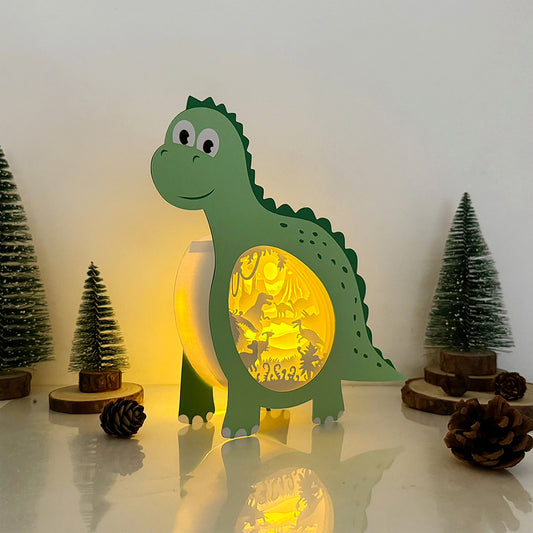 Dinosaurs 3 – 3D Box SVG File for Cricut & Silhouette