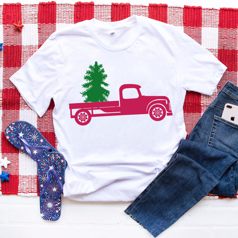 Christmas Truck 3 - Christmas Cricut File - VEKTOR KRAFT
