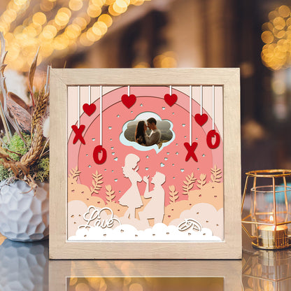 Happy Valentine 2 – 3D Shadow Box SVG File for Cricut & Silhouette