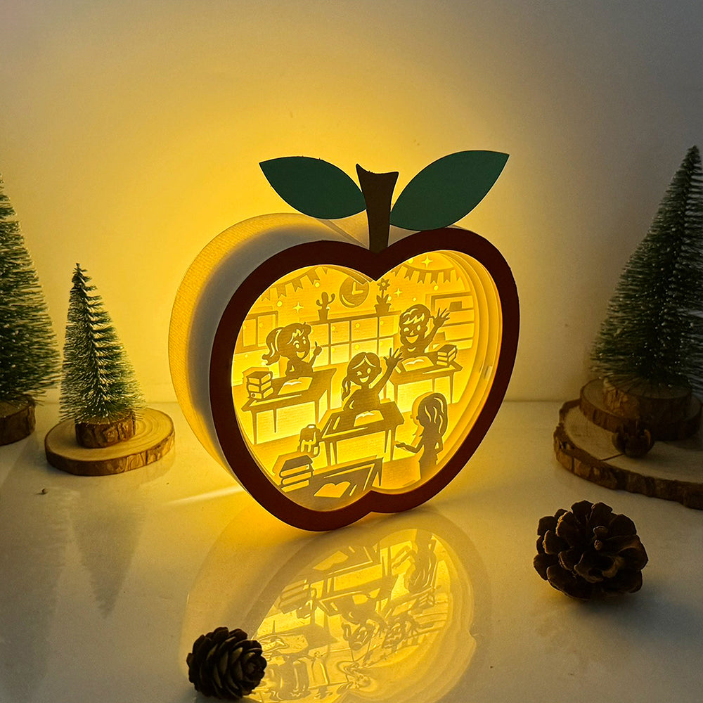 Classroom – 3D Box SVG File for Cricut & Silhouette