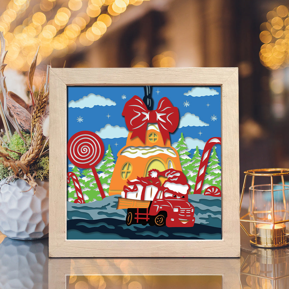 Christmas Bell 4 – 3D Shadow Box SVG File for Cricut & Silhouette