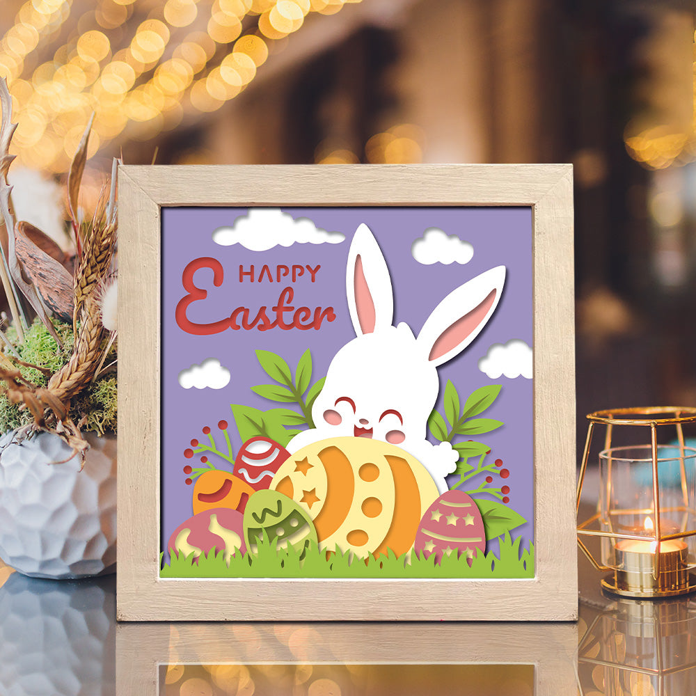 Easter 15 – 3D Shadow Box SVG File for Cricut & Silhouette
