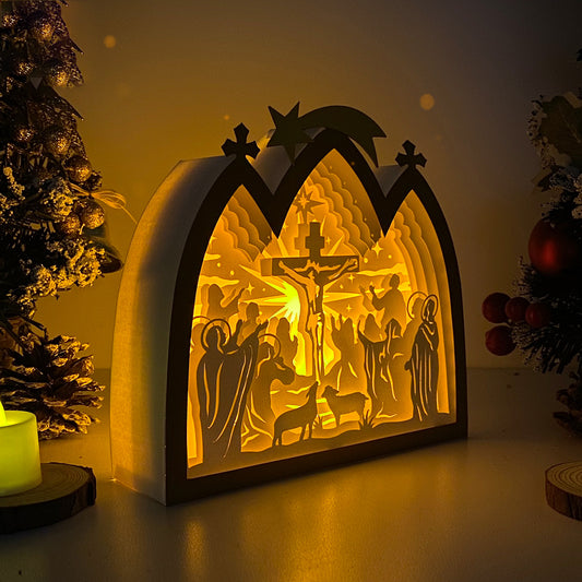 Jesus 2 – 3D Box SVG File for Cricut & Silhouette