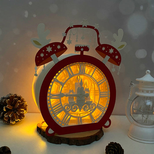 Clock – 3D Box SVG File for Cricut & Silhouette