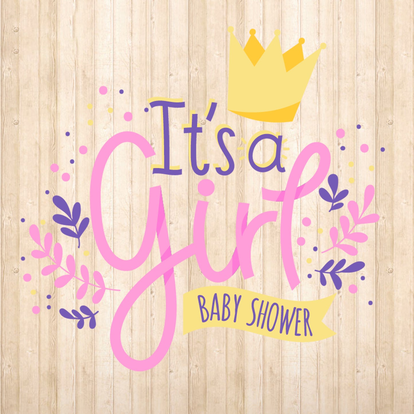 It’s A Baby Girl  - Cricut File - VEKTOR KRAFT