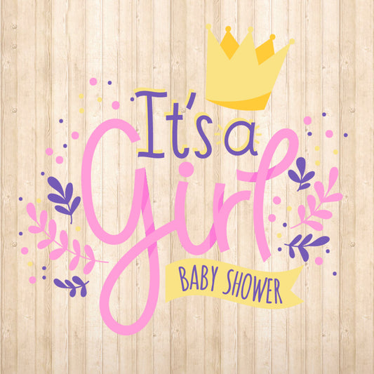 It’s A Baby Girl  - Cricut File - VEKTOR KRAFT