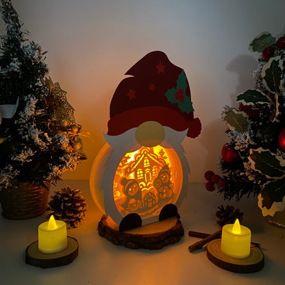 Christmas Snowman 2 – 3D Box SVG File for Cricut & Silhouette