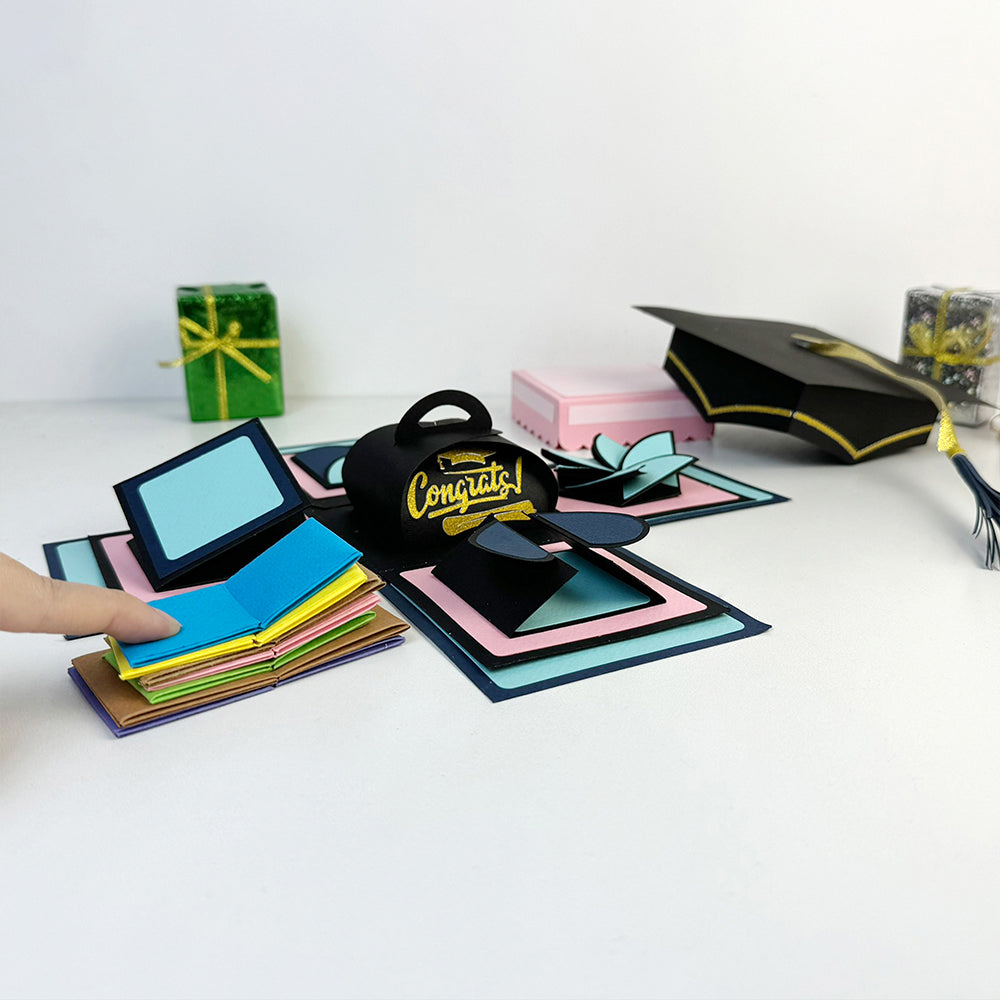 Graduation – 3D Box SVG File for Cricut & Silhouette