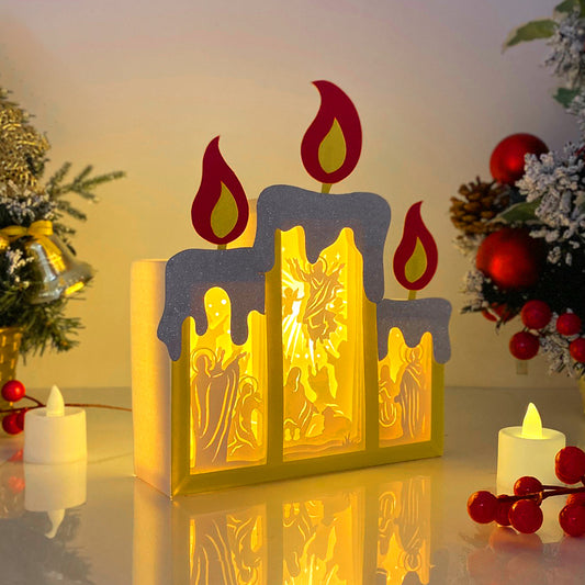 Jesus – 3D Box SVG File for Cricut & Silhouette