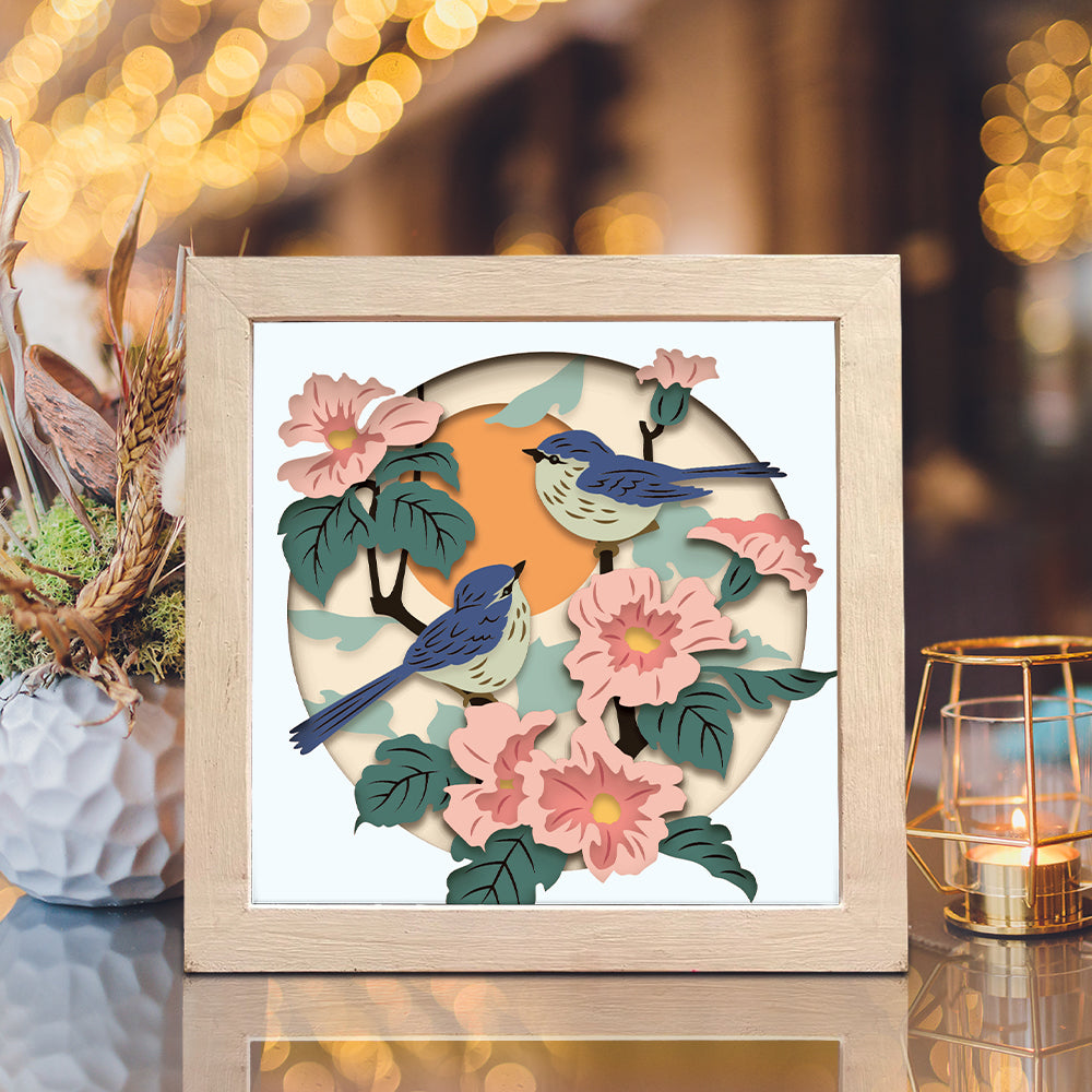 Bird 2 – 3D Shadow Box SVG File for Cricut & Silhouette