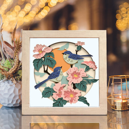 Bird 2 – 3D Shadow Box SVG File for Cricut & Silhouette