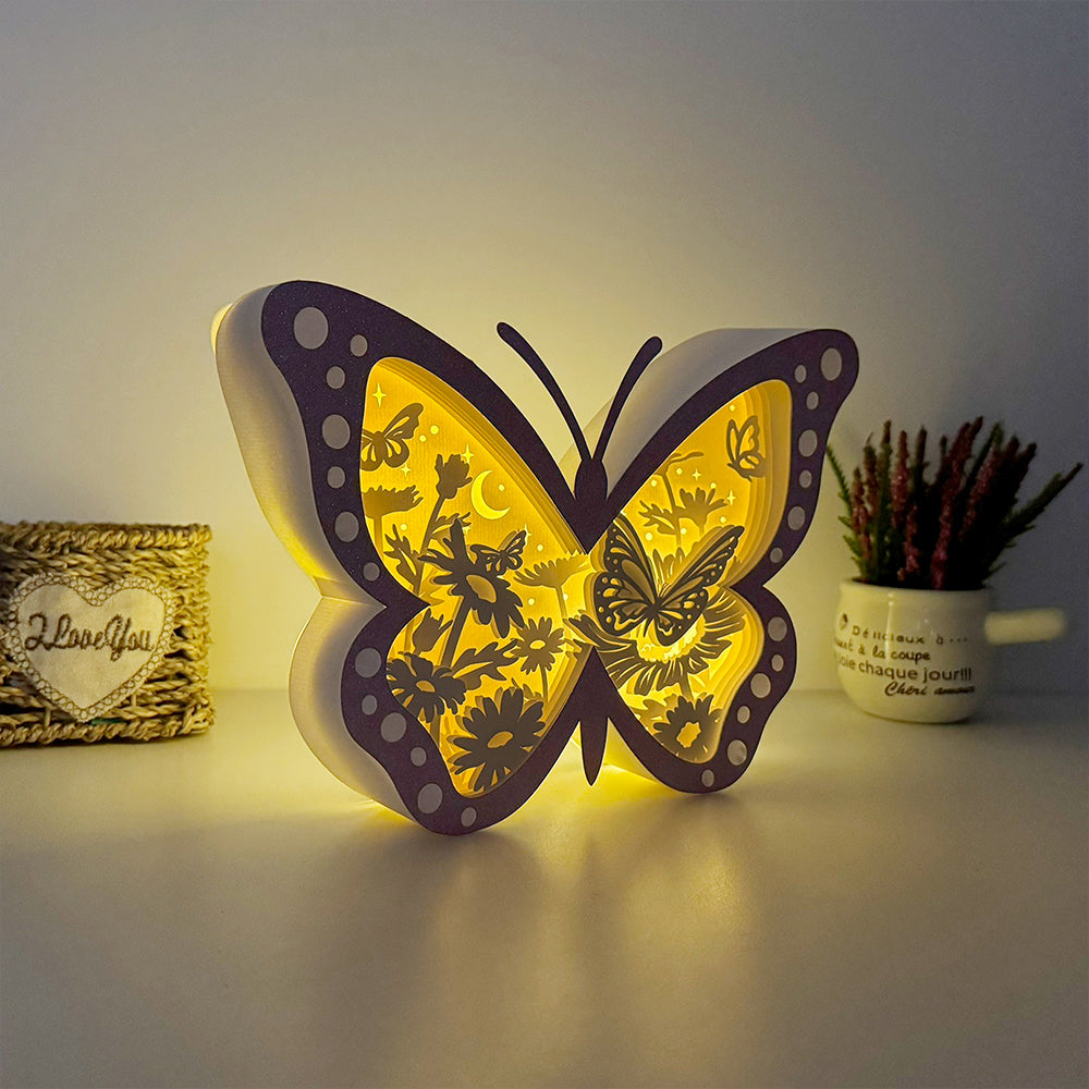 Butterfly 2 – 3D Box SVG File for Cricut & Silhouette