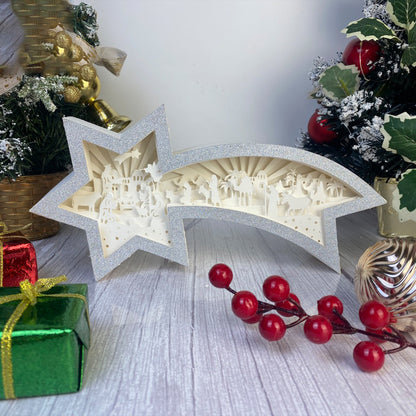 Nativity Scene 2 – 3D Box SVG File for Cricut & Silhouette