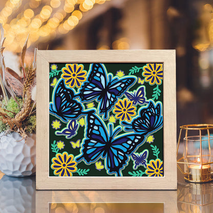 Colorful Butterfly – 3D Shadow Box SVG File for Cricut & Silhouette